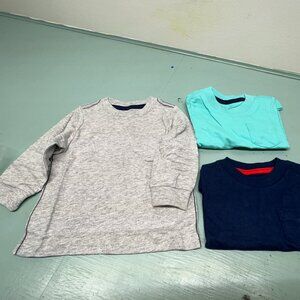 3 long sleeve Shirts Size 3-6 months